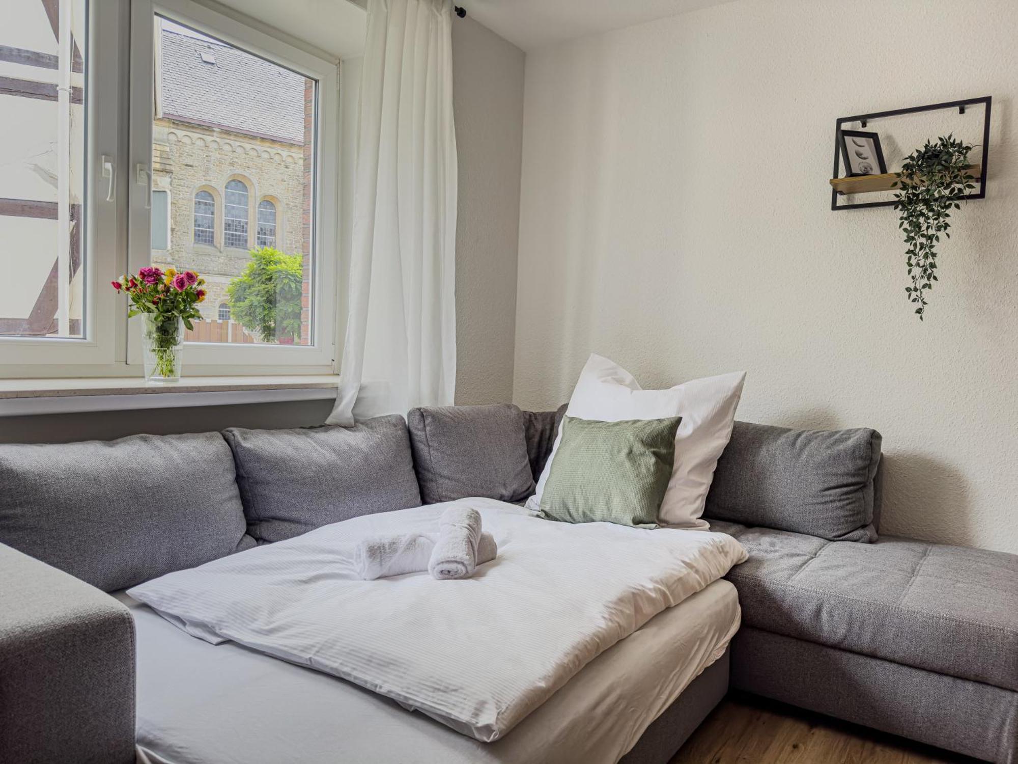 Homelystays Stilvolles Apartment An Der Kirche Lemfoerde Экстерьер фото